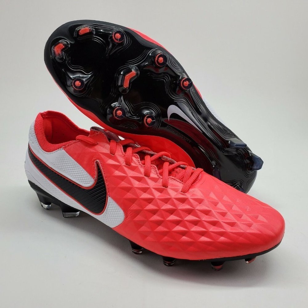 Nike Tiempo Legend 8 Elite FG ACC Mens 6 Soccer Cleats Crimson  AT5293-606 NEW